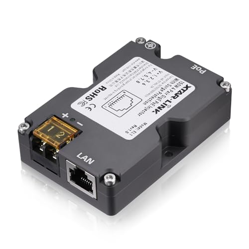 Bingfu 155W GigE Passive PoE Injector für Starlink Satellite Internet Kit - Eingebaute Überspannungs- und ESD-Schutz 48-57V PoE Power Injector Kompatibel mit Starlink Satellite Dishy Gen2 V2 Bingfu 155W GigE Passive PoE Injector für Starlink Satellite Internet Kit - Eingebaute Überspannungs- und ESD-Schutz 48-57V PoE Power Injector Kompatibel mit Starlink Satellite Dishy Gen2 V2 von BINGFU