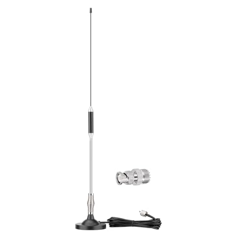 Bingfu 27MHz CB Funkantenne 66cm mit UHF PL259 & BNC Adapter, 3m RG58 Kabel, Kompatibel mit Mobilen und Handheld CB Radios Bingfu 27MHz CB Funkantenne 66cm mit UHF PL259 & BNC Adapter, 3m RG58 Kabel, Kompatibel mit Mobilen und Handheld CB Radios von BINGFU