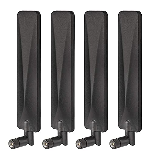 Bingfu 4G LTE Antenne 9dBi SMA Male Cellular Antenna (4-Pack) Compatible with 4G LTE Wireless CPE Router Hotspot Cellular Gateway Industrial IoT Router Trail Camera Game Camera Outdoor Security Camera von BINGFU