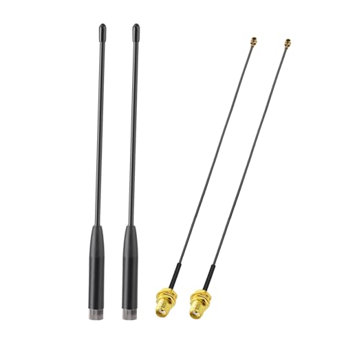 Bingfu 868MHz LoRa Antenne für Meshtastic, 3,5 dBi Gain Long Range Soft Whip Antenne mit SMA Stecker + U.FL IPX Verlängerungskabel für LoRaWAN Meshtastic ESP32 Homematic Helium Mining, 2-Stück Bingfu 868MHz LoRa Antenne für Meshtastic, 3,5 dBi Gain Long Range Soft Whip Antenne mit SMA Stecker + U.FL IPX Verlängerungskabel für LoRaWAN Meshtastic ESP32 Homematic Helium Mining, 2-Stück von BINGFU