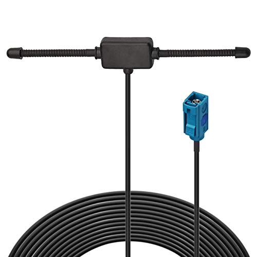 BINGFU Auto Stereo AM FM Antenne, Versteckte Windschutzscheiben Paste UKW Radio Antenne Kompatibel mit Fahrzeug Auto Stereo Audio Radio Media Head Unit Empfänger von BINGFU