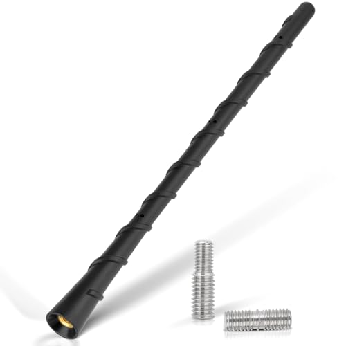 Bingfu Autoantenne Kurz 23cm Auto Dachantenne Kfz Stabantenne Ersatz für Autoradio mit Kompaktem, Stilvollem Design und Starker FM/DAB Signalstärke von BINGFU