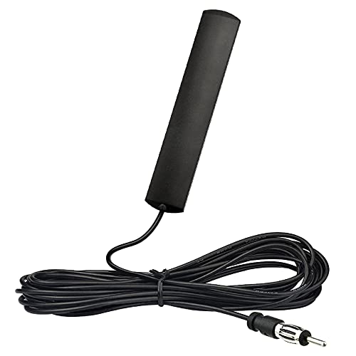 Bingfu Autoradio Antenne FM Scheibenantenne Universal FM Auto Antenne Patch Windschutzscheiben Paste mit Din Stecker 3M Verlängerungskabel für Fahrzeug Auto LKW SUV Radio Stereo Empfänger Tuner von BINGFU