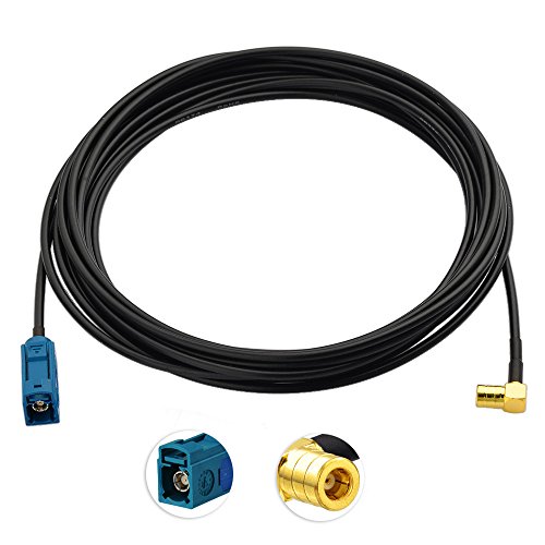 Bingfu DAB Autoradio Antenne Fakra Z Buchse to SMB Stecker Adapter mit 5m 16.4-Ft RG174 Verlängerungskabel Kompatibel mit Autoradio Auto Radio Stereo Head Unit Empfänger Tuner Bingfu DAB Autoradio Antenne Fakra Z Buchse to SMB Stecker Adapter mit 5m 16.4-Ft RG174 Verlängerungskabel Kompatibel mit Autoradio Auto Radio Stereo Head Unit Empfänger Tuner von BINGFU