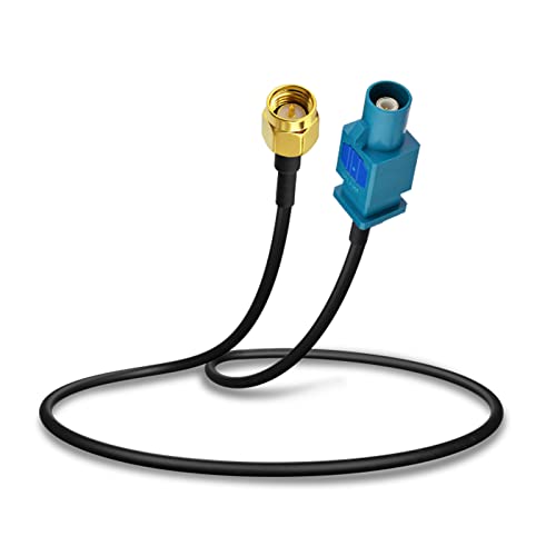 Bingfu Fakra Z Stecker auf SMA Stecker Auto Antenne Verlängerungskabel 30cm für Autoradio Android Head Unit GPS Navigation FM Radio Sirius XM Satellitenradio 4G LTE TEL Telematik Bluetooth Modul von BINGFU