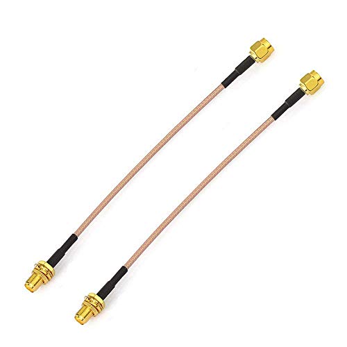 BINGFU SMA Buchse auf SMA Stecker RG316-Antennenverlängerungskabel 15 cm 2 Stück Kompatibel mit 4G LTE Router Gateway Mobilfunk-SDR-USB-Dongle-Empfänger BINGFU SMA Buchse auf SMA Stecker RG316-Antennenverlängerungskabel 15 cm 2 Stück Kompatibel mit 4G LTE Router Gateway Mobilfunk-SDR-USB-Dongle-Empfänger von BINGFU