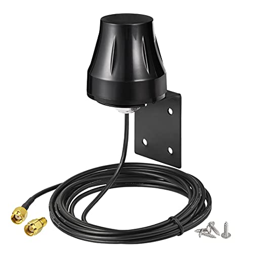 Bingfu WLAN-Antenne für den Außenbereich, 2,4 GHz, 5,8 GHz, Dualband, Omnidirektional, MIMO RP-SMA und SMA-Stecker, Wandmontage, für IP-Kamera, Sicherheitskamera, Verstärker, Router, WLAN, von BINGFU