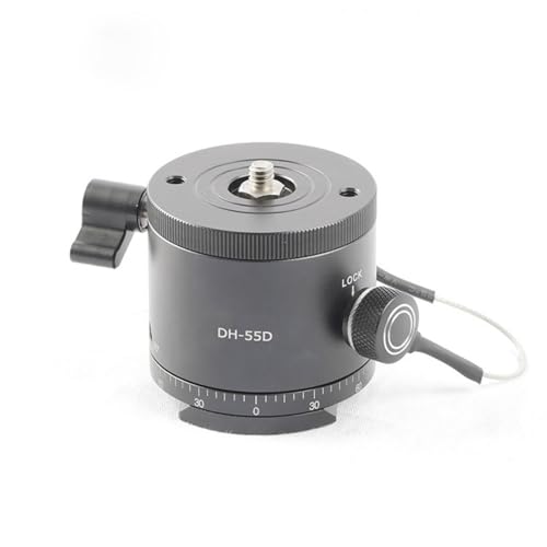 Präziser Panorama-Indizierungs-Stativkopf, Panorama-Indizierungs-Rotatoren für DSLR-Kameras, 360 Grad, 10-Stop-Teilung, Aluminium von BINGGA