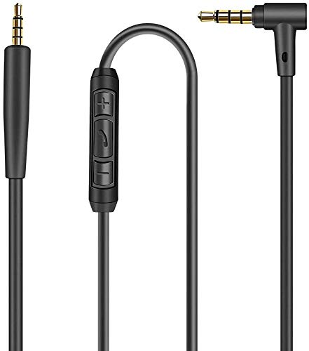 Bingle QuietComfort 25 Kopfhörer Kabel mit mikrofon & Fernbedienung für Bose QuietComfort 25, QuietComfort 35, Quietcomfort 35 ii, Soundlink, On-Ear 2, OE2, OE2i, SoundTrue - Schwarz Bingle QuietComfort 25 Kopfhörer Kabel mit mikrofon & Fernbedienung für Bose QuietComfort 25, QuietComfort 35, Quietcomfort 35 ii, Soundlink, On-Ear 2, OE2, OE2i, SoundTrue - Schwarz von BINGLE