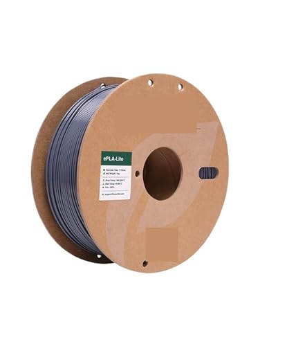 3D-Scan-Marker Schnell druckendes PLA-Filament for 3D-Drucker 1,75 mm, 3D-Drucker-Filament 1 kg (2,2 Pfund) Spule, 3D-verbessertes PLA Diffuse Reflexionsmarker für 3D-Scanner(Gris) von BINGNU