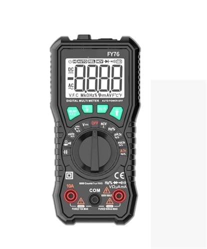 FY76 Digitalmultimeter 6000 Zählt AC/DC Spannung Strom Meter Widerstand Ohm LCD Hintergrundbeleuchtung Elektriker Detektor Einsatz in Produktentwicklung und -eingangsprüfung FY76 Digitalmultimeter 6000 Zählt AC/DC Spannung Strom Meter Widerstand Ohm LCD Hintergrundbeleuchtung Elektriker Detektor Einsatz in Produktentwicklung und -eingangsprüfung von BINGNU