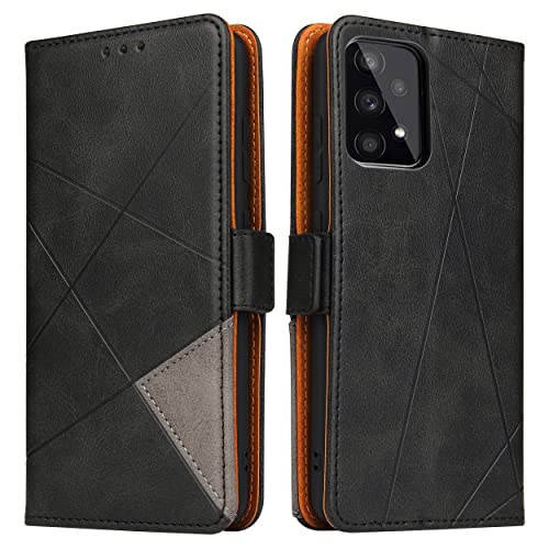 BININIBI Handyhülle für Samsung Galaxy A53 5G, Premium Lederhülle Handytasche Klappbar für Galaxy A53 5G, Klapphülle Hülle für Samsung A53 5G mit Standfunktion/Kartenfach/Magnetisch, Schwarz BININIBI Handyhülle für Samsung Galaxy A53 5G, Premium Lederhülle Handytasche Klappbar für Galaxy A53 5G, Klapphülle Hülle für Samsung A53 5G mit Standfunktion/Kartenfach/Magnetisch, Schwarz von BININIBI