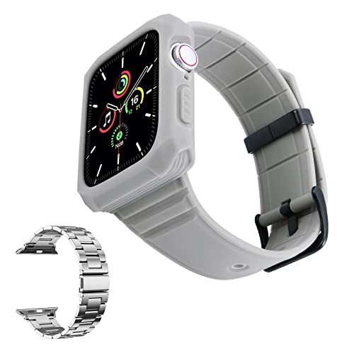 BINLUN Edelstahlarmband kompatibel mit Apple Watch Metallarmband 38 mm 40 mm 41 mm 42 mm 44 mm 45 mm für iWatch Bands Serie 7/SE/6/5/4/3/2/1 von BINLUN