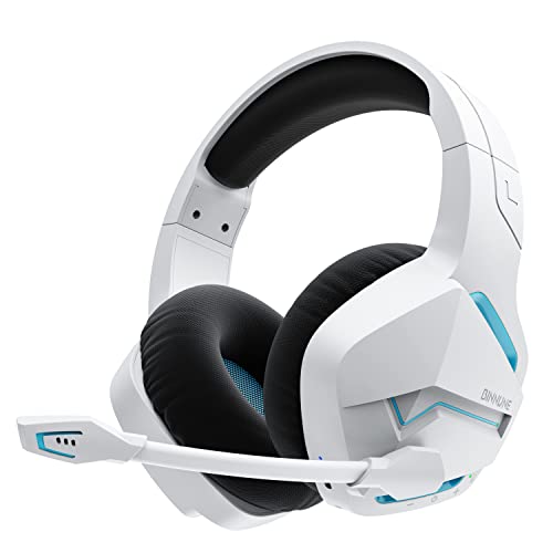 BINNUNE Gaming Headset, Wireless Headset für PS4 PS5 PC Playstation 4 5, Gaming Kopfhörer mit Mikrofon Bluetooth USB Gaming Headset Wireless mit 120 Stunden Akkulaufzeit BINNUNE Gaming Headset, Wireless Headset für PS4 PS5 PC Playstation 4 5, Gaming Kopfhörer mit Mikrofon Bluetooth USB Gaming Headset Wireless mit 120 Stunden Akkulaufzeit von BINNUNE
