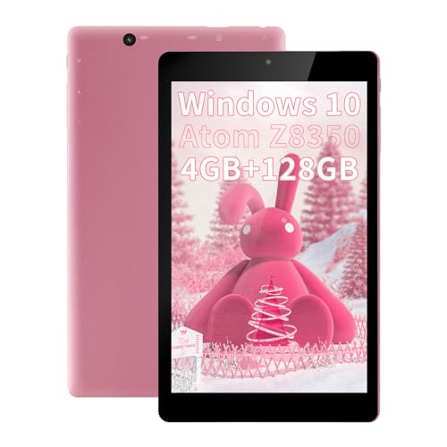 BINTEC Mini 5 8 Zoll Tablet Windows 10 4 GB RAM 128 GB EMMC, ultradünn und leicht, 366 g, High-Speed und leise, kabelloses WLAN, Micro-USB-Hochleistungs-Tablet (Roségold) von BINTEC