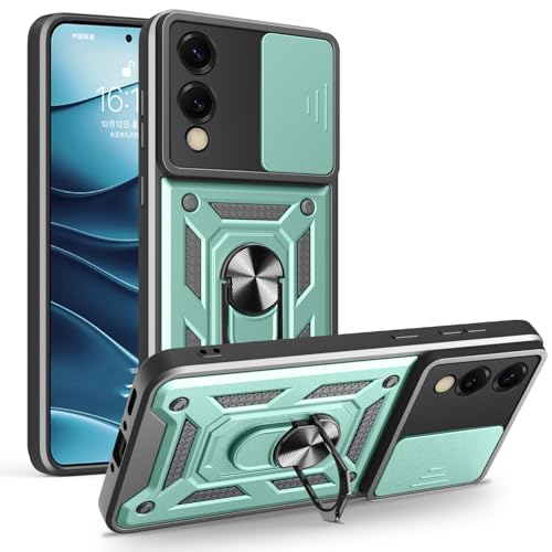 Schutzhülle für Samsung Galaxy S25 Edge 5G, strapazierfähig, mit Ständer, stoßfest, Kamera-Gleitschutz, magnetische Autohalterung, Ringhalterung, Stoßstange, für Samsung Galaxy S25 Edge (Grün) Schutzhülle für Samsung Galaxy S25 Edge 5G, strapazierfähig, mit Ständer, stoßfest, Kamera-Gleitschutz, magnetische Autohalterung, Ringhalterung, Stoßstange, für Samsung Galaxy S25 Edge (Grün) von BIOPLJ