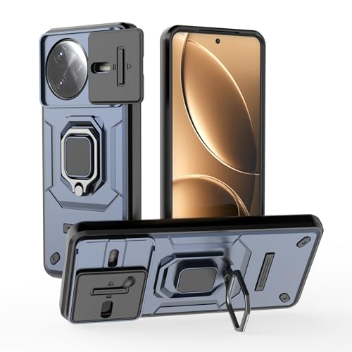 Schutzhülle für Xiaomi Poco F7 Pro, strapazierfähig, mit Ständer, stoßfest, Kamera-Gleitschutz, magnetische Autohalterung, Ringhalterung, Stoßstange, für Xiaomi Poco F7 Ultra (Blau, Poco F7 Ultra) Schutzhülle für Xiaomi Poco F7 Pro, strapazierfähig, mit Ständer, stoßfest, Kamera-Gleitschutz, magnetische Autohalterung, Ringhalterung, Stoßstange, für Xiaomi Poco F7 Ultra (Blau, Poco F7 Ultra) von BIOPLJ