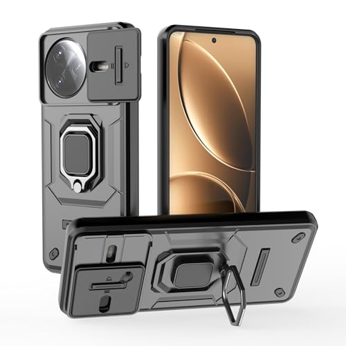 Schutzhülle für Xiaomi Poco F7 Pro, strapazierfähig, mit Ständer, stoßfest, Kamera-Gleitschutz, magnetische Autohalterung, Ringhalterung, Stoßstange, für Xiaomi Poco F7 Ultra (Schwarz, Poco F7 Ultra) Schutzhülle für Xiaomi Poco F7 Pro, strapazierfähig, mit Ständer, stoßfest, Kamera-Gleitschutz, magnetische Autohalterung, Ringhalterung, Stoßstange, für Xiaomi Poco F7 Ultra (Schwarz, Poco F7 Ultra) von BIOPLJ