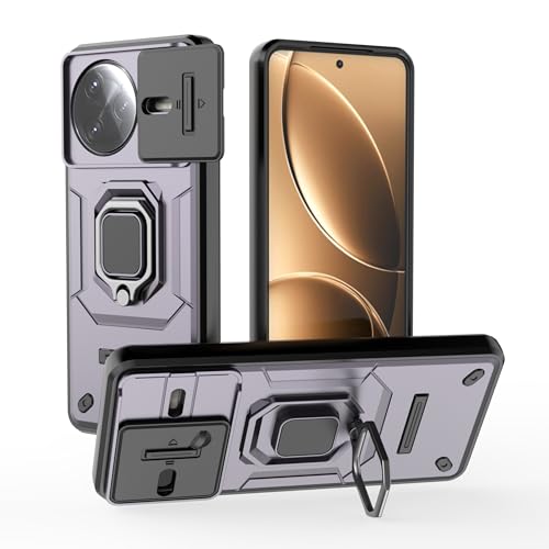 Schutzhülle für Xiaomi Poco F7 Pro, strapazierfähig, mit Ständer, stoßfest, Kamera-Gleitschutz, magnetische Autohalterung, Ringhalterung, Stoßstange, für Xiaomi Poco F7 Ultra (lila, Poco F7 Ultra) Schutzhülle für Xiaomi Poco F7 Pro, strapazierfähig, mit Ständer, stoßfest, Kamera-Gleitschutz, magnetische Autohalterung, Ringhalterung, Stoßstange, für Xiaomi Poco F7 Ultra (lila, Poco F7 Ultra) von BIOPLJ