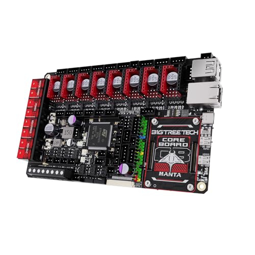 BIGTREETECH Manta M8P V2.0 Integrierte Steuerplatine 32Bit Running Klipper mit CB1, Hochgeschwindigkeits-3D-Drucker-Motherboard, Kompatibel TMC5160T Plus, TMC5160, TMC2209, TMC2240 Stepper-Treiber von BIQU