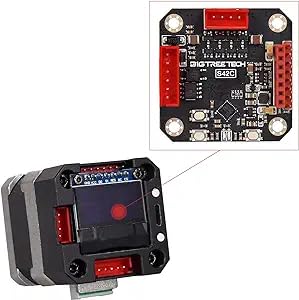 BIGTREETECH S42C V1.1 High Speed Closed Loop Driver Control Board 42 Stepper Motor Prevent Multi-Step and Losing Steps with Low Heat Generation for 3D Printer (S42C V1.1+Metal Protective Cover+Motor) von BIQU