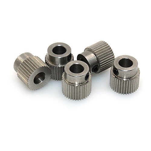 BIQU Extruder-Riemenscheibe, 36 Zahnbohrung, 5mm, 3D Drucker Edelstahl Filament Pack mit 5 BIQU Extruder-Riemenscheibe, 36 Zahnbohrung, 5mm, 3D Drucker Edelstahl Filament Pack mit 5 von BIQU