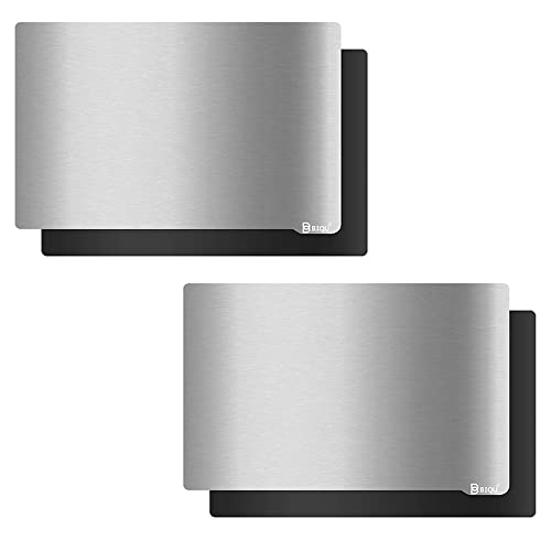 BIQU Pack of 2 3D Printer Platform, Flexible Steel Building Plate 202 x 128 mm Steel Building Plate with Magnetic Sticker for Saturn Resin 3D Printer BIQU Pack of 2 3D Printer Platform, Flexible Steel Building Plate 202 x 128 mm Steel Building Plate with Magnetic Sticker for Saturn Resin 3D Printer von BIQU