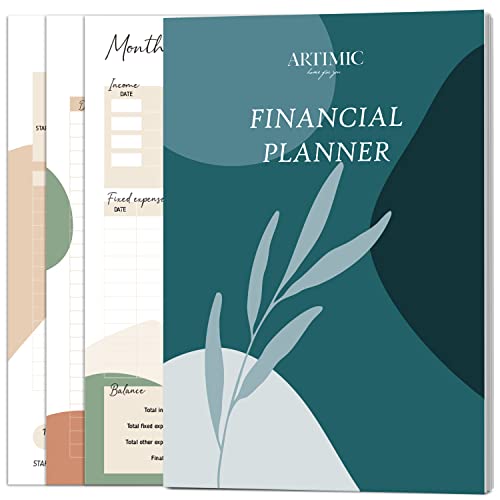 BIROYAL Budget Planner Deutsch - 60 Seiten Undatiert Finanzplaner - Budgetplaner mit Monatliches Budget, Ausgaben Tracker, Einsparungs und Einkommen - Kontrolle Ihres Geldes - Haushaltsbuch A5 von BIROYAL