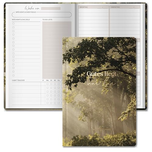 BIROYAL Undatierter Wochenplaner | Terminplaner A5 | wöchentlicher Terminkalender mit To-Do-Liste, großem Notizfeld | 64 Blatt Terminplaner auf Deutsch mit Hardcover | Planer BIROYAL Undatierter Wochenplaner | Terminplaner A5 | wöchentlicher Terminkalender mit To-Do-Liste, großem Notizfeld | 64 Blatt Terminplaner auf Deutsch mit Hardcover | Planer von BIROYAL