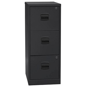 BISLEY Home PFA 3 Hängeregistraturschrank schwarz 3 Schubladen 41,3 x 40,0 x 101,5 cm von BISLEY Home