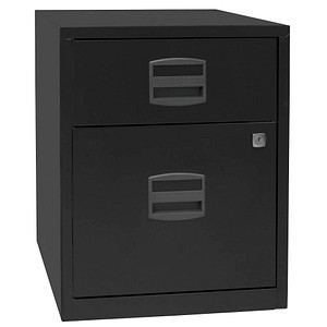 BISLEY Home Rollcontainer schwarz 2 Auszüge 41,3 x 40,0 x 52,8 cm von BISLEY Home