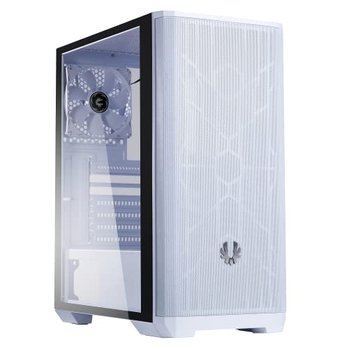 BITFENIX Nova Mesh SE Midi-Tower, Tempered Glass - weiß von BITFENIX