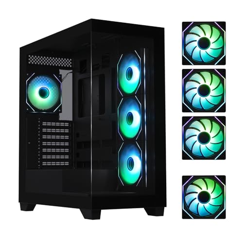 BitFenix CETO Premium Edition Mid Tower PC Gehäuse (Schwarz) von BITFENIX