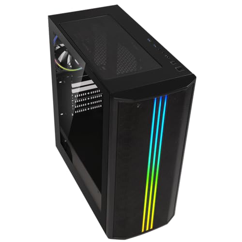 PC-Gehäuse Medium Tower BITFENIX Saber Mesh FRGB (schwarz) von BITFENIX