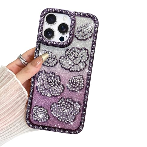 BITOBE Entworfen für iPhone 16 Pro Max, niedliche 3D-Schmetterlings-Hülle, schlanke Beschichtung, Glitzer, Bling, Luxus-Strass, Blumenabdeckung, für Damen und Mädchen, schützende Kameraschutzhülle BITOBE Entworfen für iPhone 16 Pro Max, niedliche 3D-Schmetterlings-Hülle, schlanke Beschichtung, Glitzer, Bling, Luxus-Strass, Blumenabdeckung, für Damen und Mädchen, schützende Kameraschutzhülle von BITOBE