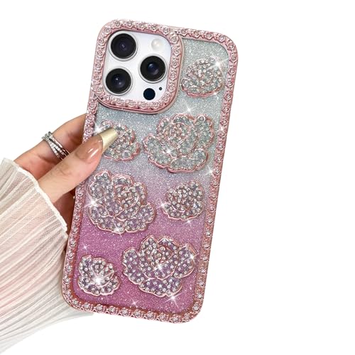 BITOBE Entworfen für iPhone 16 Pro Max, niedliche 3D-Schmetterlings-Hülle, schlanke Beschichtung, Glitzer, Bling, Luxus-Strass, Blumenabdeckung, für Frauen und Mädchen, schützende Kameraschutzhülle BITOBE Entworfen für iPhone 16 Pro Max, niedliche 3D-Schmetterlings-Hülle, schlanke Beschichtung, Glitzer, Bling, Luxus-Strass, Blumenabdeckung, für Frauen und Mädchen, schützende Kameraschutzhülle von BITOBE