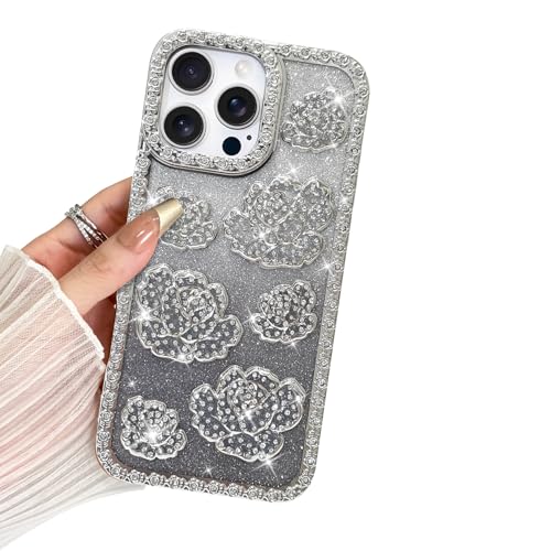 BITOBE Entworfen für iPhone 16 Pro Max, niedliche 3D-Schmetterlings-Hülle, schlanke Beschichtung, Glitzer, Bling, Luxus-Strass, Blumenabdeckung, für Frauen und Mädchen, schützende Kameraschutzhülle BITOBE Entworfen für iPhone 16 Pro Max, niedliche 3D-Schmetterlings-Hülle, schlanke Beschichtung, Glitzer, Bling, Luxus-Strass, Blumenabdeckung, für Frauen und Mädchen, schützende Kameraschutzhülle von BITOBE