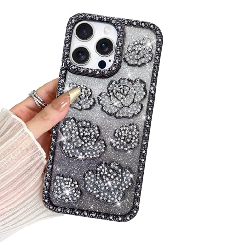 BITOBE Entworfen für iPhone 16 Pro Max, niedliche 3D-Schmetterlings-Hülle, schlanke Beschichtung, Glitzer, Bling, Luxus-Strass, Blumenabdeckung, für Frauen und Mädchen, schützende Kameraschutzhülle BITOBE Entworfen für iPhone 16 Pro Max, niedliche 3D-Schmetterlings-Hülle, schlanke Beschichtung, Glitzer, Bling, Luxus-Strass, Blumenabdeckung, für Frauen und Mädchen, schützende Kameraschutzhülle von BITOBE