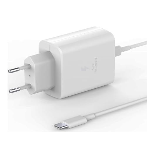 45W Ladegerät USB C Schnellladekabel Typ C Handy Netzteil Adapter für Samsung Galaxy S22/S21 Ultra/S21+/Z Flip 3/Z Fold 3 5G/S20/Note20 S10/iPad Pro Ladekabel USB C auf USB C von BIUBOTY