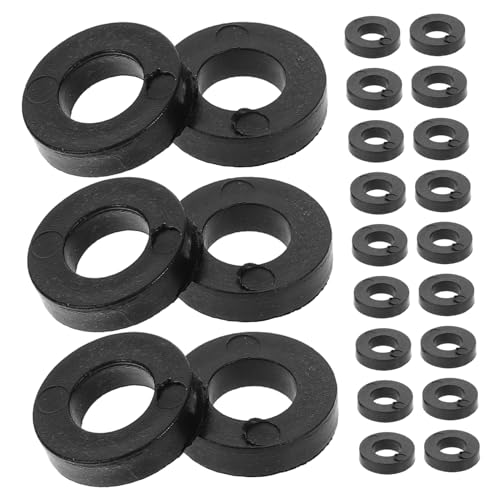 BIUDECO 100 Prozent Schwarze Kunststoff -trommel -hardware -unterlegscheiben Für Jazz -trommelwartung Flachschrauben Unterlegscheiben Drum Set Ersatzteile Für Die Drum Kit -abstimmung von BIUDECO