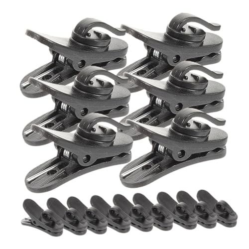 BIUDECO 15pcs -kleidungsklammern Für Mikrofonmikrofon -clip -kunststoff -mikrofonklammern Für Das Hörphone -drahtmanagement Sicherstellen Kunststoffklammern Für Kopfhörer- Und von BIUDECO