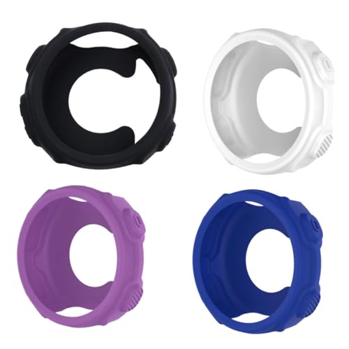 BIUDECO 4Stücke Forerunner Silikon Schutzcover Robuste Kratzfeste Hülle für Smartwatch Bequem Stylisch Kompatibel mit Fitnessuhren von BIUDECO