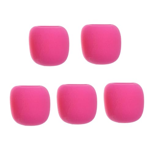 BIUDECO 5 Stück Windschutz -mikrofonabdeckung Schaum Handmikrofonabdeckung Bunte Mikrofonabdeckung Mikrofonabdeckungen Für Mikrofone Mikrofon Hülle Mikrofonbildschirm Rosa Schwamm BIUDECO 5 Stück Windschutz -mikrofonabdeckung Schaum Handmikrofonabdeckung Bunte Mikrofonabdeckung Mikrofonabdeckungen Für Mikrofone Mikrofon Hülle Mikrofonbildschirm Rosa Schwamm von BIUDECO