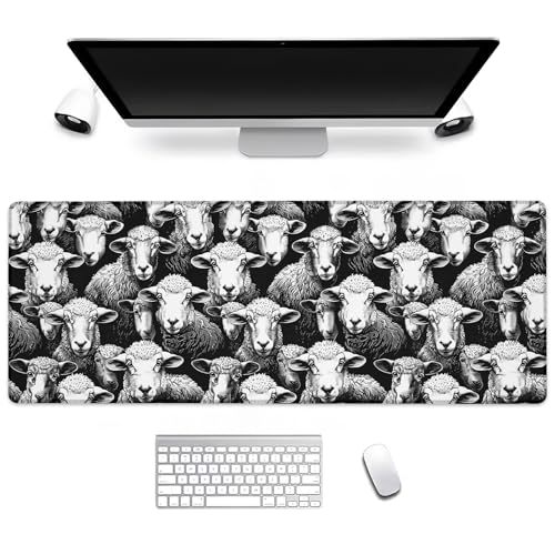 BIWOTU Gaming-Mauspad, Computer-Tastatur, Schreibtisch-Mauspads für Zuhause, Arbeit, Schreibtischdekoration, großes Büro, Laptop, rutschfeste Gummiunterseite, 10 x Schreibtischunterlage 80 x 29 cm BIWOTU Gaming-Mauspad, Computer-Tastatur, Schreibtisch-Mauspads für Zuhause, Arbeit, Schreibtischdekoration, großes Büro, Laptop, rutschfeste Gummiunterseite, 10 x Schreibtischunterlage 80 x 29 cm von BIWOTU