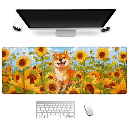 BIWOTU Hunde-Gaming-Mauspad, Computer-Tastatur, Desktop-Mauspads für Zuhause, Arbeit, Schreibtischdekoration, großes Büro, Laptop, rutschfeste Gummiunterseite, 61 cm x 29 cm BIWOTU Hunde-Gaming-Mauspad, Computer-Tastatur, Desktop-Mauspads für Zuhause, Arbeit, Schreibtischdekoration, großes Büro, Laptop, rutschfeste Gummiunterseite, 61 cm x 29 cm von BIWOTU