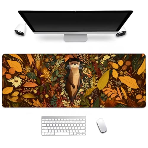 BIWOTU Otter Gaming-Mauspad, Computer-Tastatur, Desktop-Mauspads für Zuhause, Arbeit, Schreibtischdekoration, großes Büro, Laptop, rutschfeste Gummiunterseite, 31,5 x 29,8 cm BIWOTU Otter Gaming-Mauspad, Computer-Tastatur, Desktop-Mauspads für Zuhause, Arbeit, Schreibtischdekoration, großes Büro, Laptop, rutschfeste Gummiunterseite, 31,5 x 29,8 cm von BIWOTU