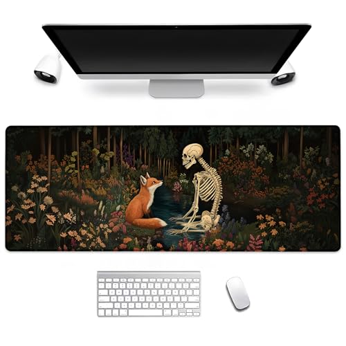 BIWOTU Skelett-Gaming-Mauspad, Computer-Tastatur, Desktop-Mauspads für Zuhause, Arbeit, Schreibtischdekoration, großer Büro-Laptop, rutschfeste Gummiunterseite, 50 Stück, Schreibtischunterlage 80 x 29 BIWOTU Skelett-Gaming-Mauspad, Computer-Tastatur, Desktop-Mauspads für Zuhause, Arbeit, Schreibtischdekoration, großer Büro-Laptop, rutschfeste Gummiunterseite, 50 Stück, Schreibtischunterlage 80 x 29 von BIWOTU