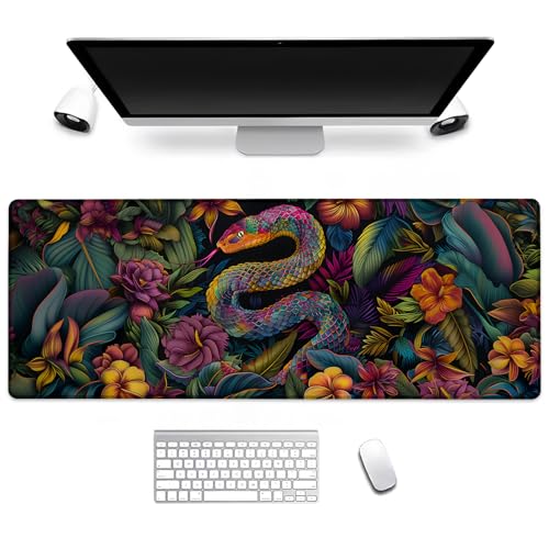 BIWOTU Snake Gaming-Mauspad, Computer-Tastatur, Desktop-Mauspads für Zuhause, Arbeit, Schreibtischdekoration, großer Büro-Laptop, rutschfeste Gummiunterseite, 74 cm, Schreibtischunterlage 80 x 29 cm BIWOTU Snake Gaming-Mauspad, Computer-Tastatur, Desktop-Mauspads für Zuhause, Arbeit, Schreibtischdekoration, großer Büro-Laptop, rutschfeste Gummiunterseite, 74 cm, Schreibtischunterlage 80 x 29 cm von BIWOTU
