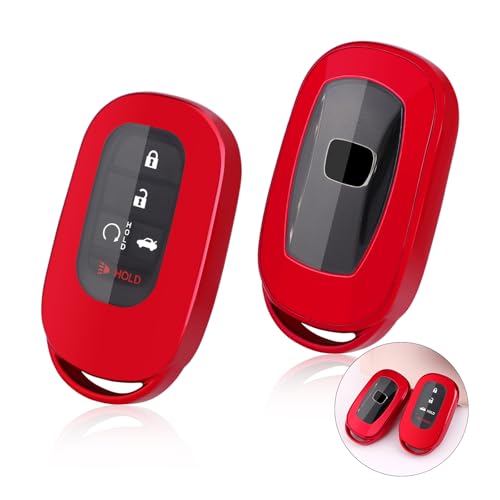 BIXUAN HR-V Autoschlüssel Hülle Abdeckung Kompatibel mit Honda HRV RV3 RV4 RV5 RV6 2022 2023 2024 Tasten TPU Schlüsselanhänger Zubehör Rot BIXUAN HR-V Autoschlüssel Hülle Abdeckung Kompatibel mit Honda HRV RV3 RV4 RV5 RV6 2022 2023 2024 Tasten TPU Schlüsselanhänger Zubehör Rot von BIXUAN