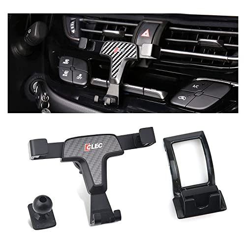 BIXUAN kompatibel mit Toyota CHR ZYX10 NGX50 2016-2023 2024 Handyhalter Autotelefonhalter Telefonischer Support für Handyhalterung C-HR Navigations Halterung für Lüftungsschlitze(4-6 Zoll Telefon) von BIXUAN
